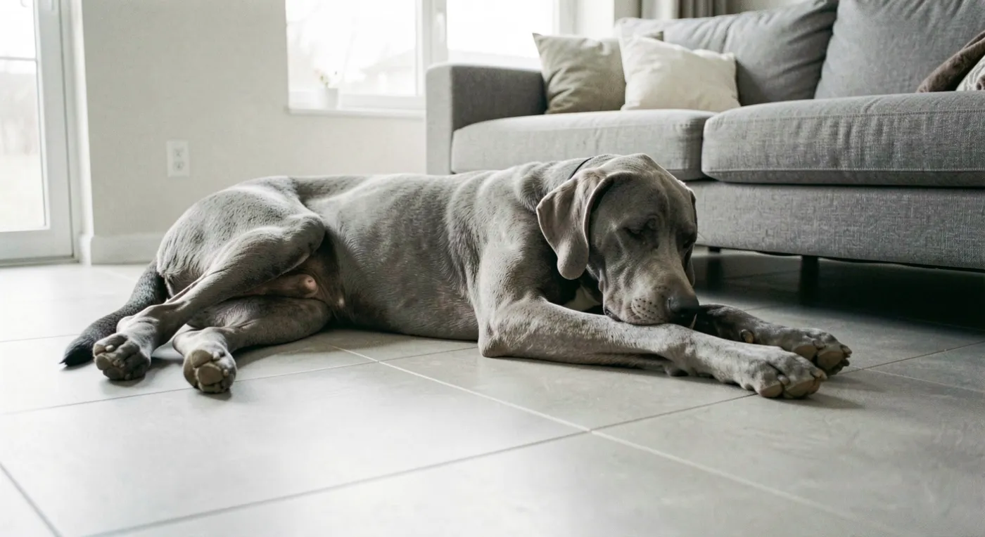 Amenager sa maison pour un Dogue Allemand : sols, escaliers et salle d'eau