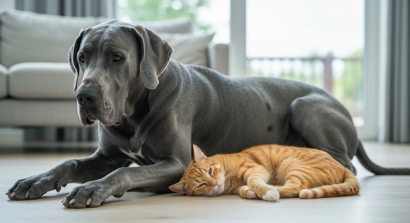 Dogue Allemand et autres animaux : reussir la cohabitation