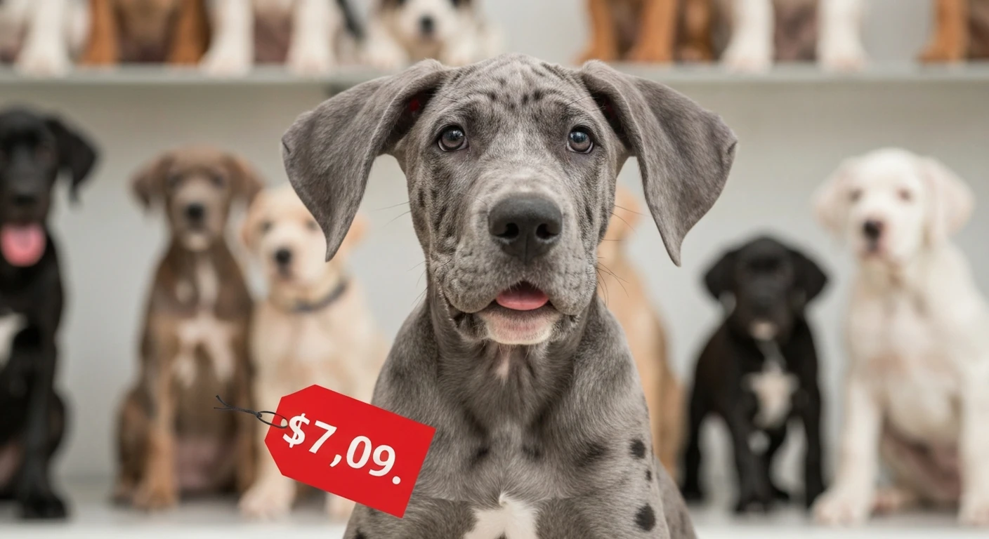 Prix d'un Dogue Allemand : cout d'achat et budget mensuel